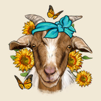 Sunflower Bandana Goat Premium Tee | Teevron