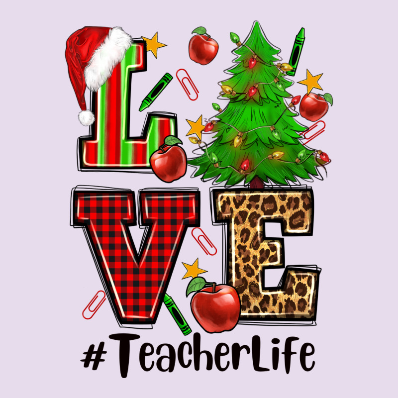 Love Teacher Life Christmas Premium Hoodie by CowGirlArtShop | Teevron