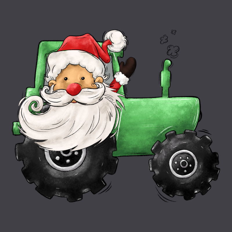 Santa Tractor Heavyweight Hoodie by CowGirlArtShop | Teevron