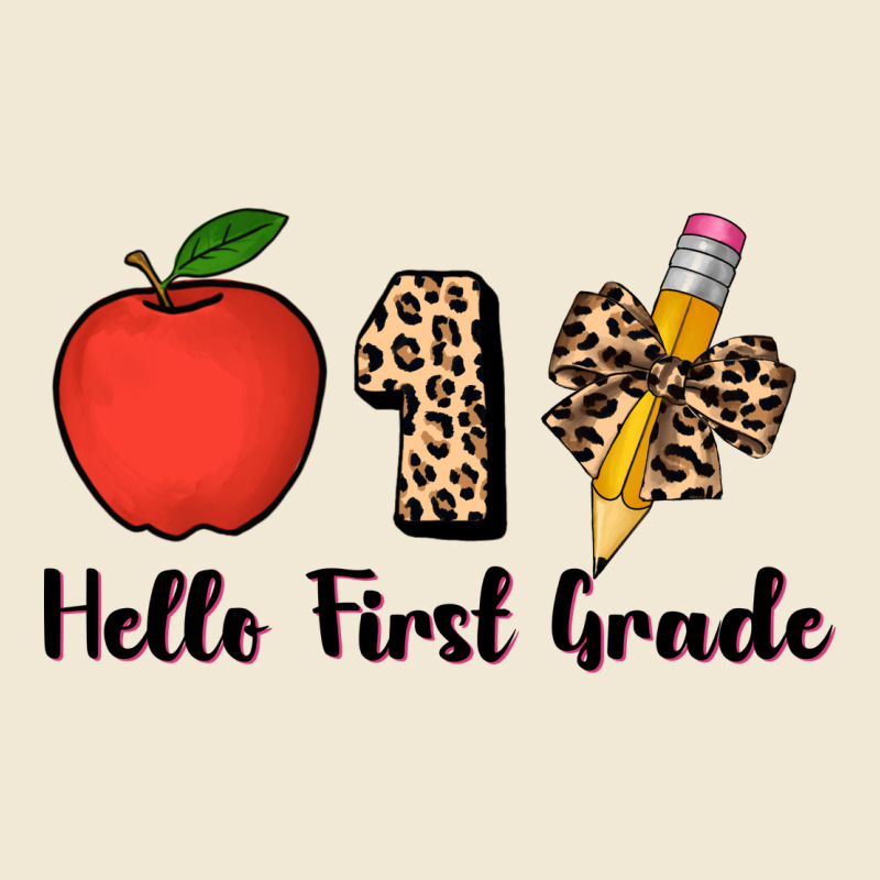 Hello First Grade Leopard 3200x2400 Premium Tee by AdoDesignShop | Teevron