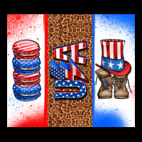 Usa Macaroon And Boots Ladies Tee | Teevron
