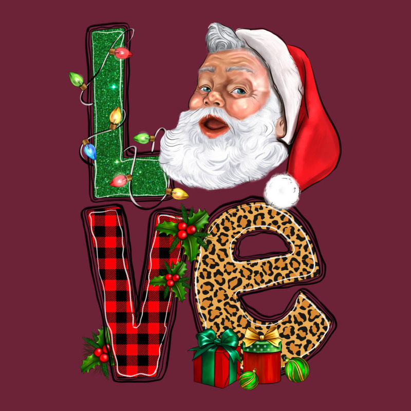 Love With Santa Portrait Long Sleeve Tee by BundleAndBundleShop | Teevron