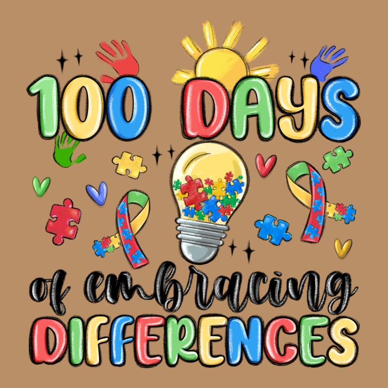 100 Days Of Embracing Differences Vintage Hoodie by MaliasSmallBusiness | Teevron
