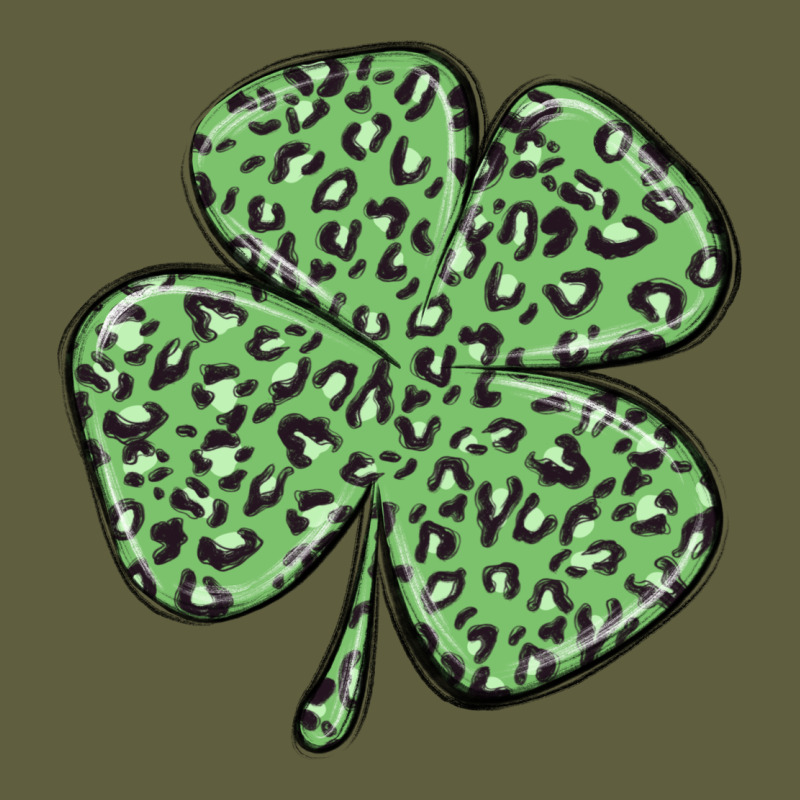 Leopard Shamrock Vintage Tee by MaliasSmallBusiness | Teevron