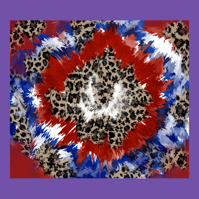 Patriotic Tie Dye Premium Sweatshirt by CowGirlArtShop | Teevron