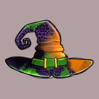Purple Leopard Witch Hat Vintage Hoodie | Teevron