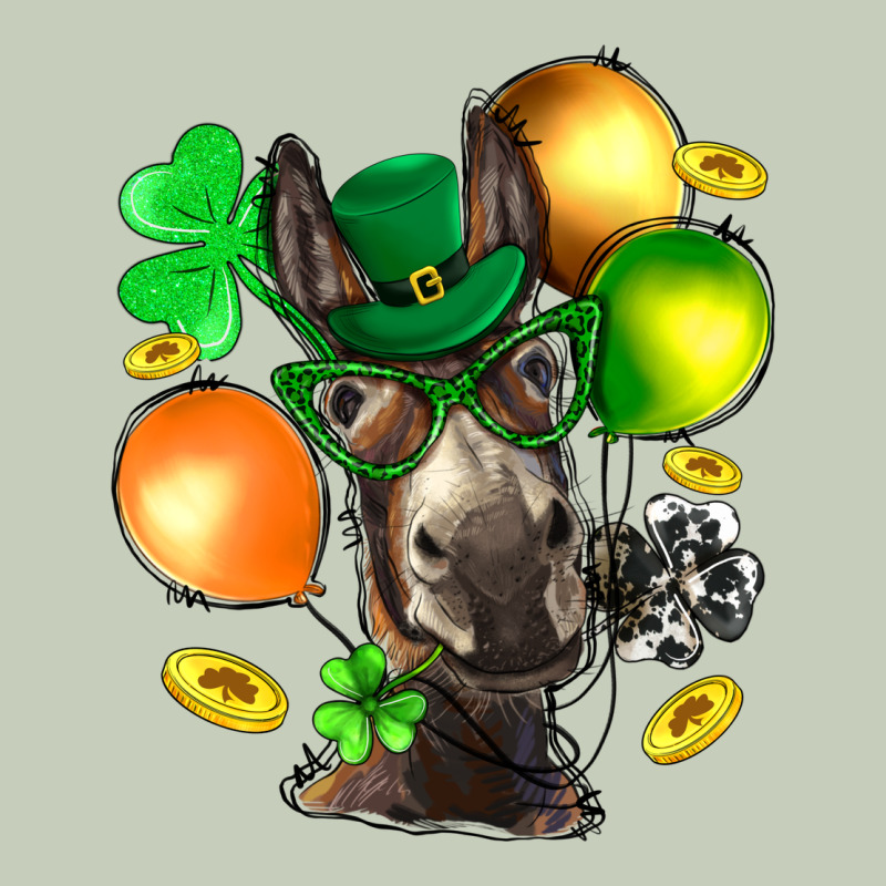 St. Patricks Clovers With Donkey Long Sleeve Tee by BundleAndBundleShop | Teevron