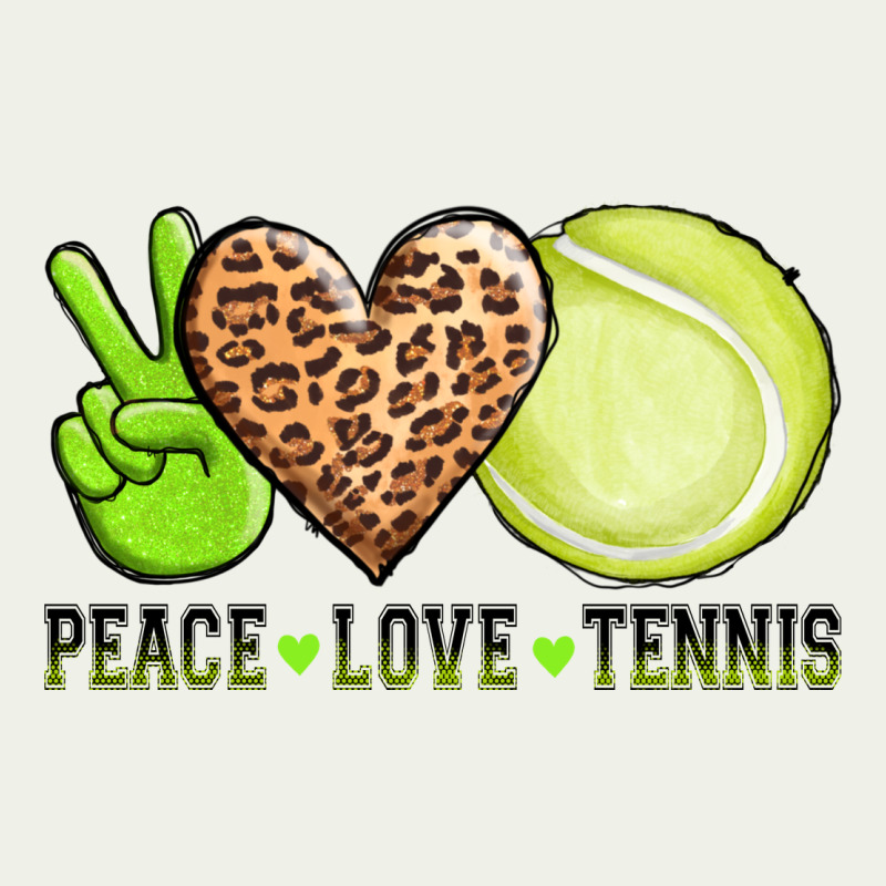 Peace Love Tennis Urban Heavy Tee by AdoDesignShop | Teevron