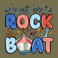Were Just Here To Rock The Boat Vintage Hoodie | Teevron