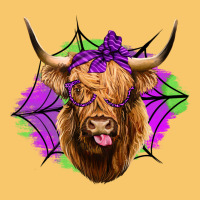Halloween Highland Cow Vintage Hoodie | Teevron