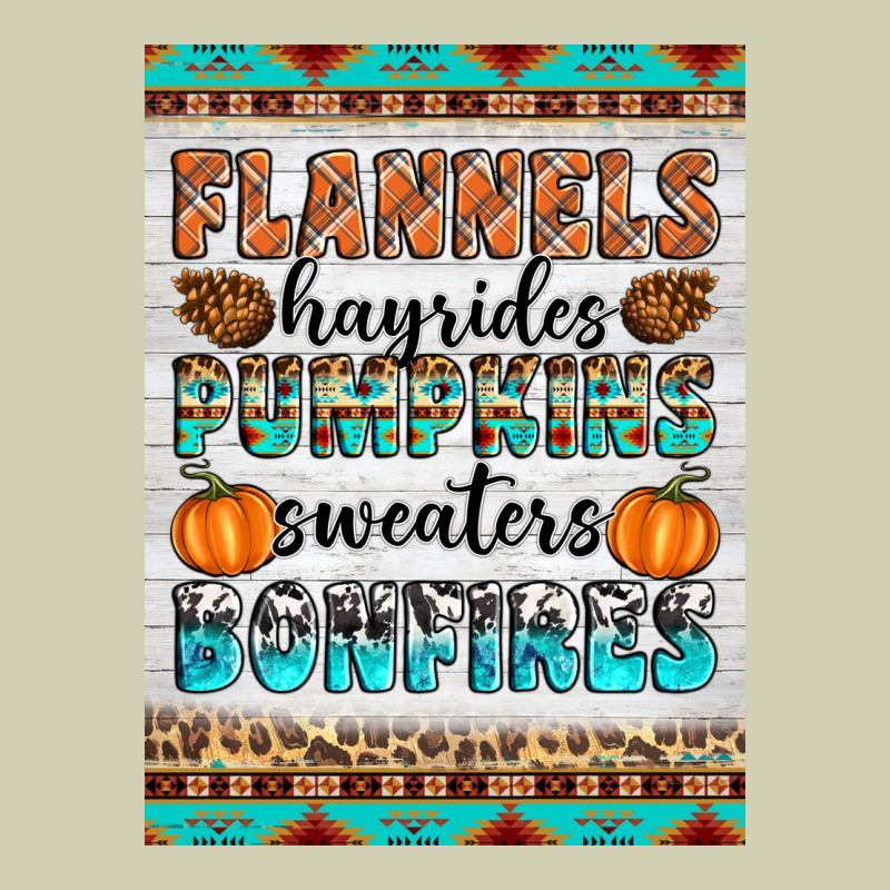 Flannels Hayrides Pumpkins Sweaters Bonfires Heavy Core Tee by Artiststas | Teevron