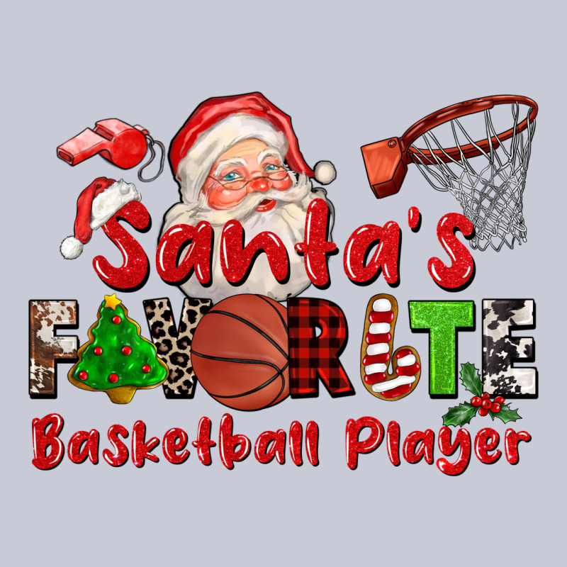 Santas Favorite Basketball Player Heavyweight Hoodie by CowGirlArtShop | Teevron