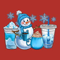 Winter Snowman Coffee Cups Premium Hoodie | Teevron