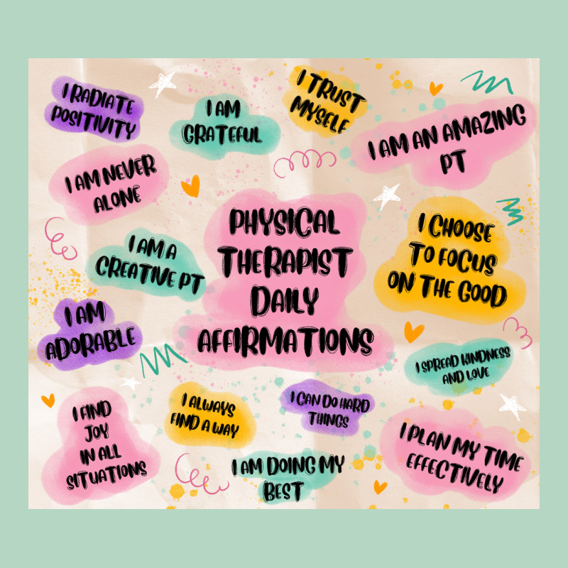 Physical Therapist Daily Affirmations Classic Tee by MaliasSmallBusiness | Teevron