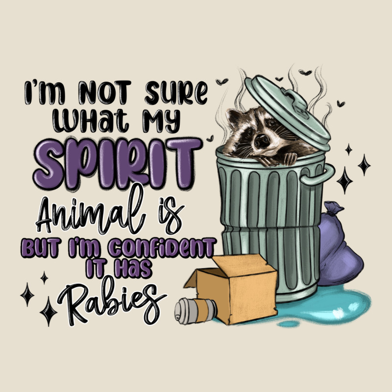Spirit Animal Raccoon Urban Heavy Tee by MaliasSmallBusiness | Teevron