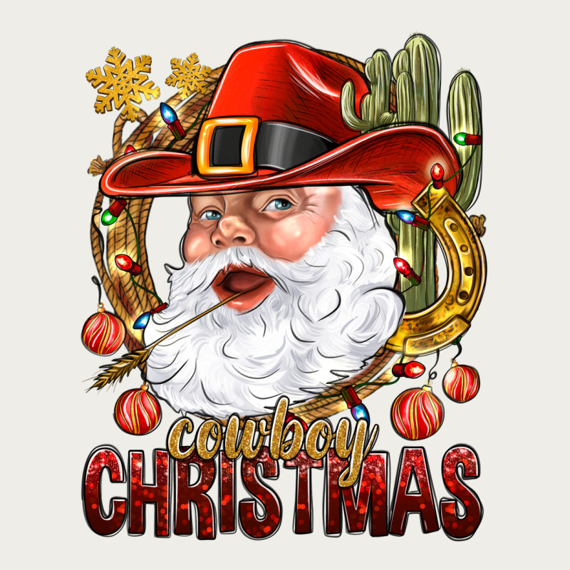 Cowboy Christas Santa Zipper Hoodie by NancyCooperArtShop | Teevron