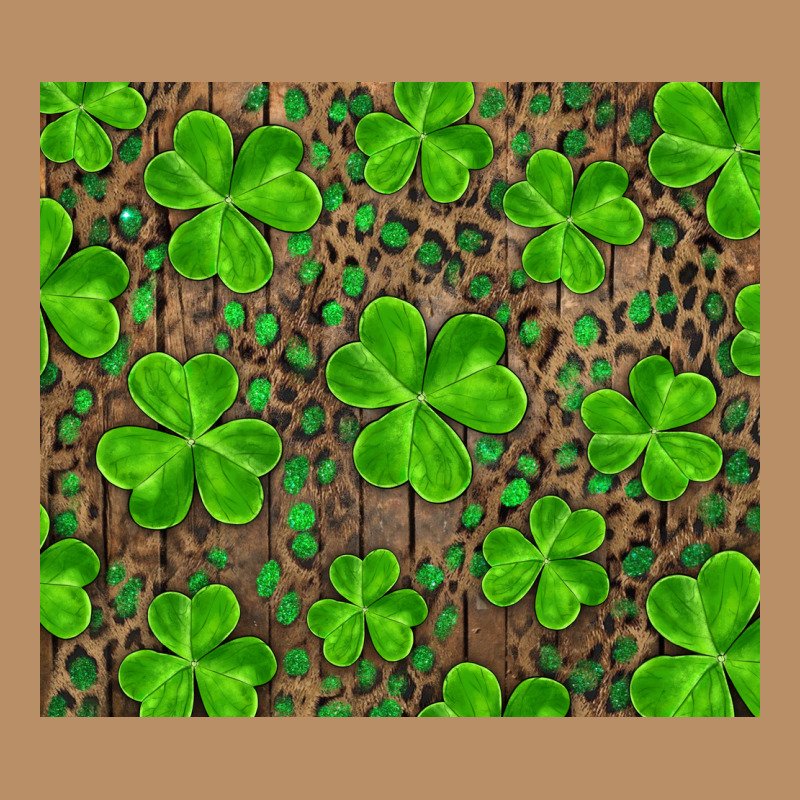 Shamrock And Leopard Vintage Hoodie by RanaPortraitStore | Teevron