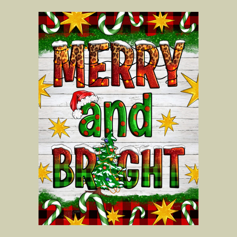 Merry And Bright Heavy Core Tee by Artiststas | Teevron