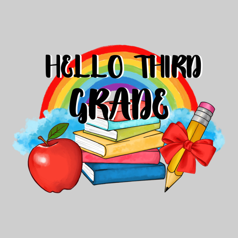 Back To School Hello Third Grade 3200x2400 Premium Tee by AdoDesignShop | Teevron