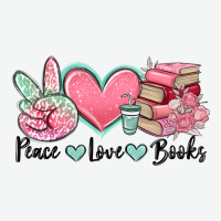 Peace Love Books Urban Heavy Tee | Teevron