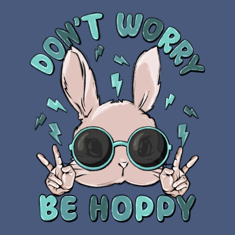 Don't Worry Be Hoppy Vintage Hoodie by MaliasSmallBusiness | Teevron