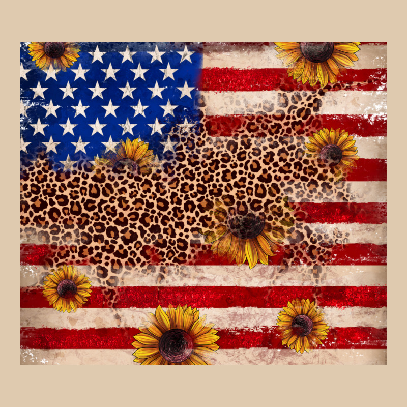 American Flag Leopard Sunflower Classic Tee by JahusDesignShop | Teevron