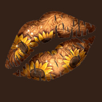 Western Sunflower Lips Heavy Core Tee | Teevron