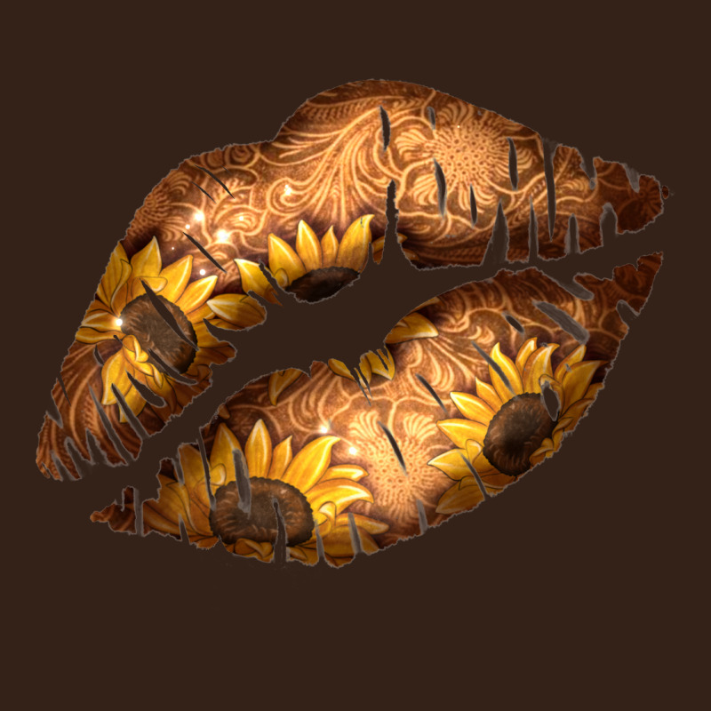 Western Sunflower Lips Heavy Core Tee by Bettercallsaul | Teevron