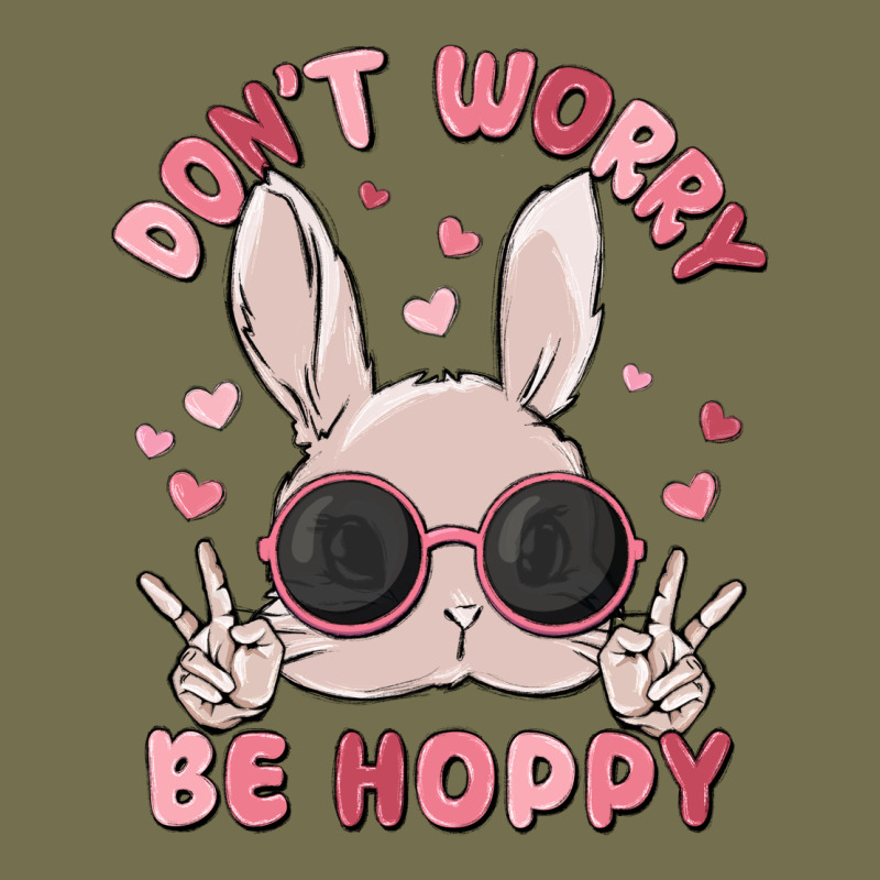Don't Worry Be Hoppy Vintage Hoodie by MaliasSmallBusiness | Teevron