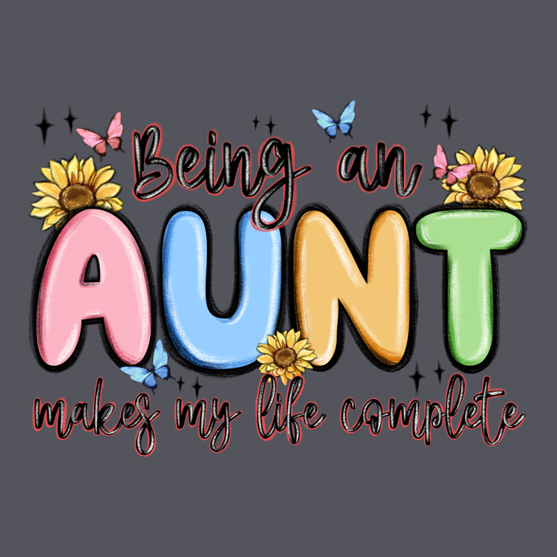 Being An Aunt Makes My Life Complete Vintage Hoodie by MaliasSmallBusiness | Teevron