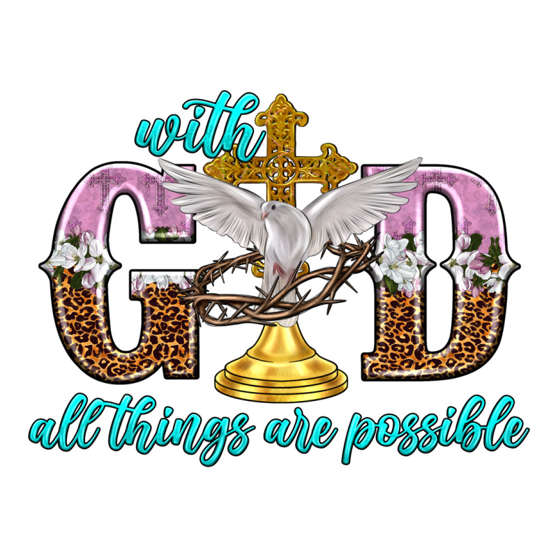 With God All Things Are Possible Urban Heavy Tee by NancyCooperArtShop | Teevron