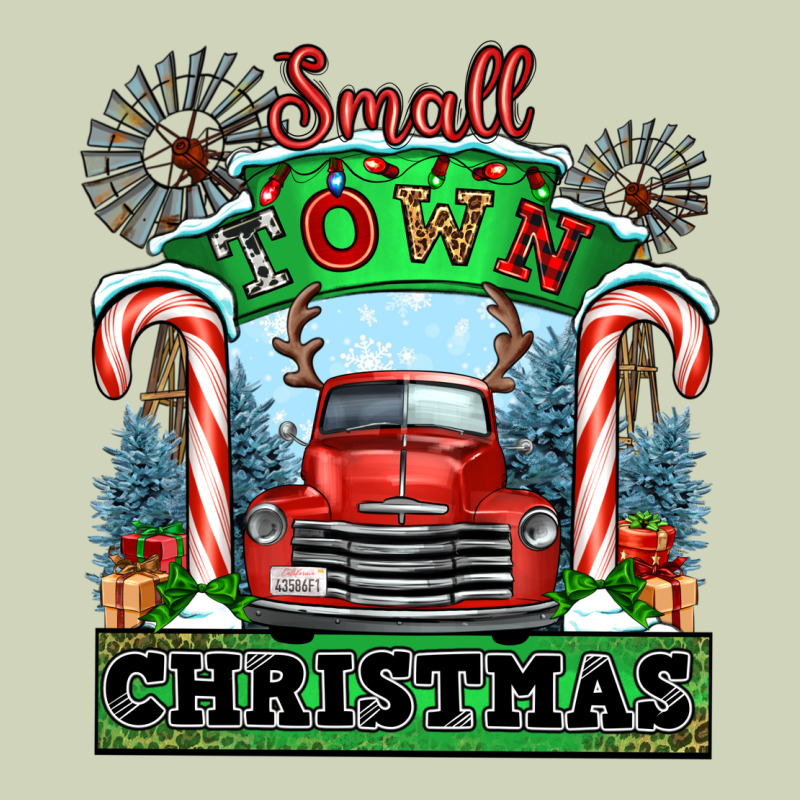 Small Town Christmas Heavyweight Hoodie by CowGirlArtShop | Teevron