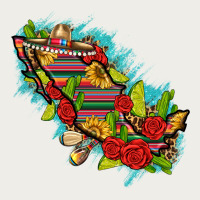 Mexico Map With Leopard And Sunflowers Zipper Hoodie | Teevron