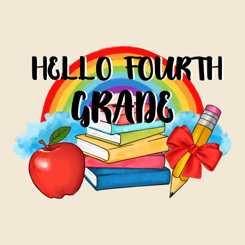 Back To School Hello Fourth Grade 3200x2400 Premium Tee by AdoDesignShop | Teevron