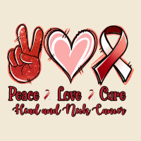 Peace Love Cure Head And Neck Cancer Premium Tee | Teevron