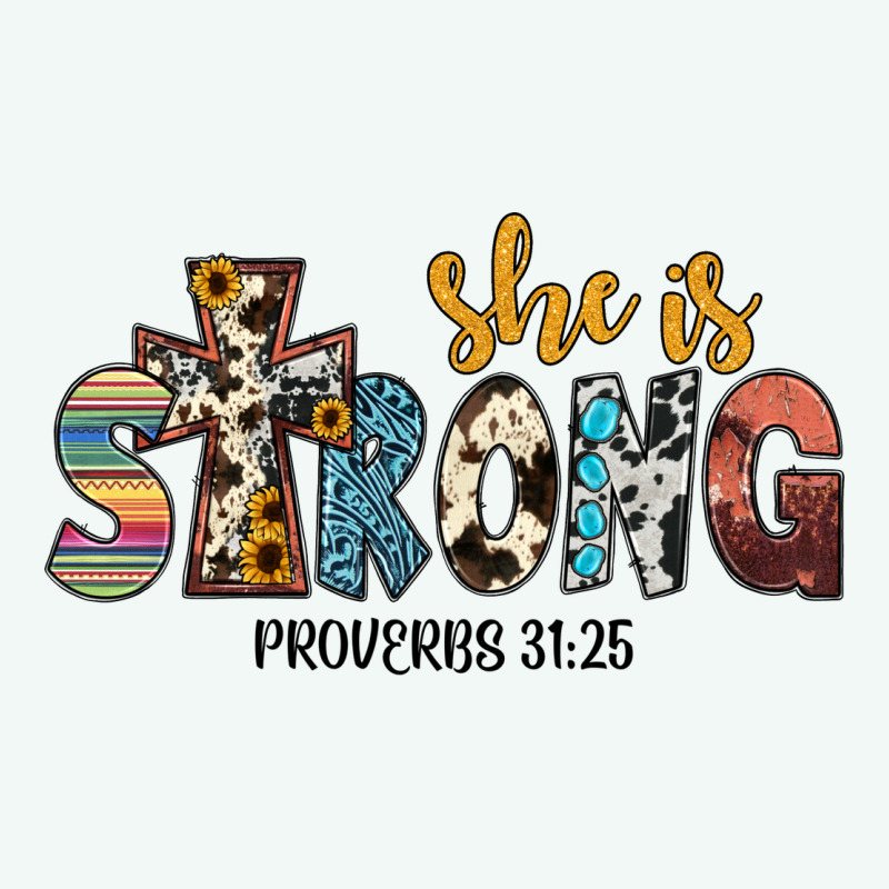 She İs Strong Proverbs 31 25 Premium Hoodie by JahusDesignShop | Teevron