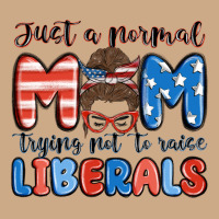 Just A Normal Mom Trying Not To Raise Liberals Vintage Hoodie | Teevron