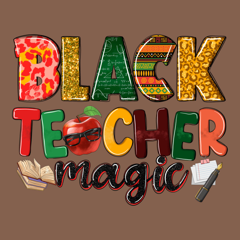 Black Teacher Magic Zipper Hoodie by NancyCooperArtShop | Teevron