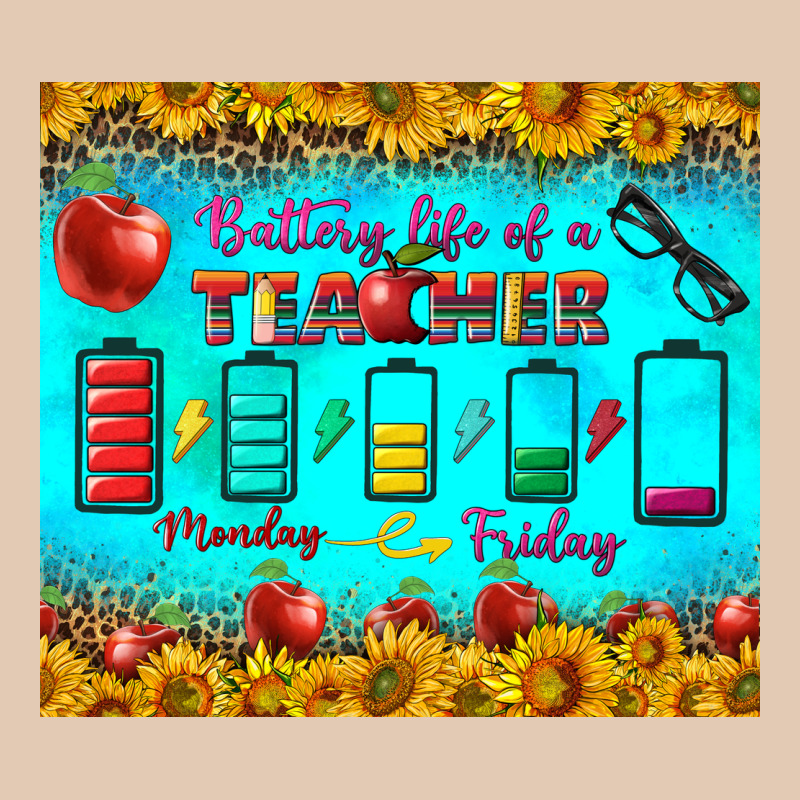 Battery Life Of A Teacher Tumbler Urban Hoodie by BundleAndBundleShop | Teevron