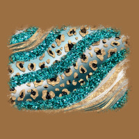 Turquoise Glitter Background Vintage Tee | Teevron