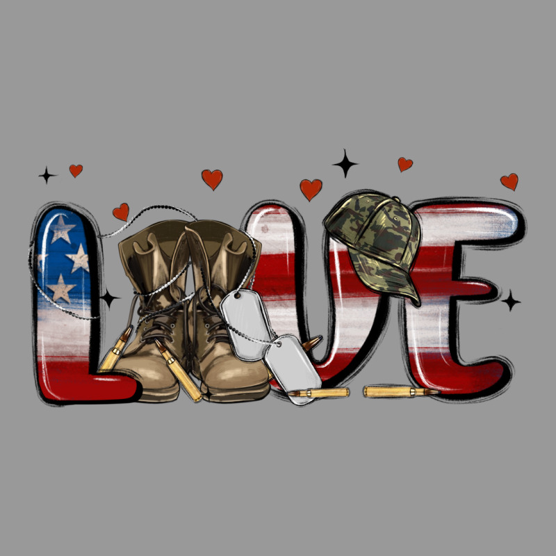 Love Army Vintage Hoodie by MaliasSmallBusiness | Teevron