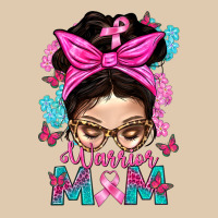 Warrior Mom Messy Bun With Flowers Heavyweight Sweatshirt | Teevron