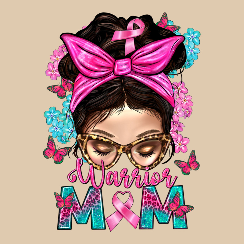Warrior Mom Messy Bun With Flowers Heavyweight Sweatshirt by BundleAndBundleShop | Teevron