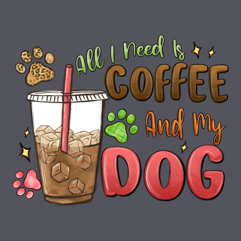 All I Need Is Coffee And My Dog Vintage Hoodie by MaliasSmallBusiness | Teevron