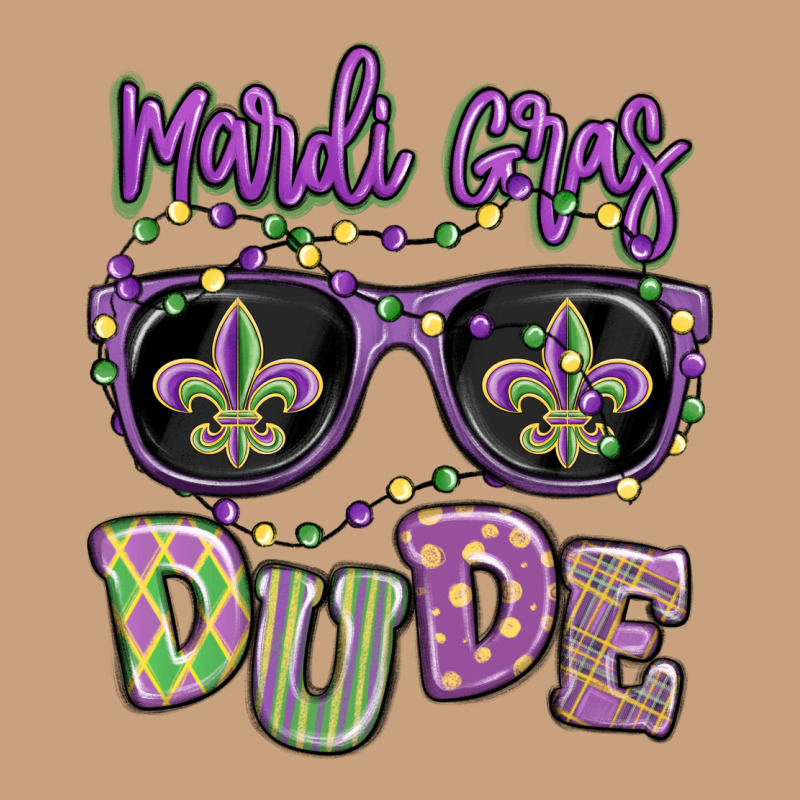 Mardi Gras Dude Vintage Tee by MaliasSmallBusiness | Teevron