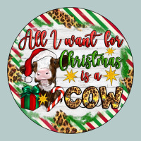 Christmas All I Want For Christmas Is A Cow Heavy Core Tee | Teevron