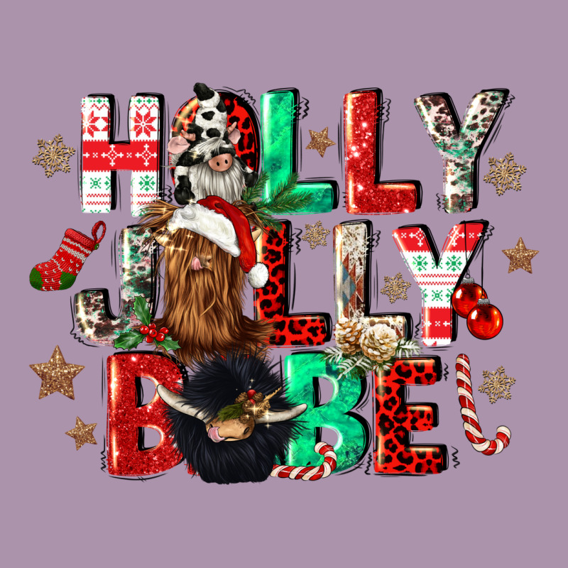 Holly Jolly Babe Heavyweight Hoodie by CowGirlArtShop | Teevron