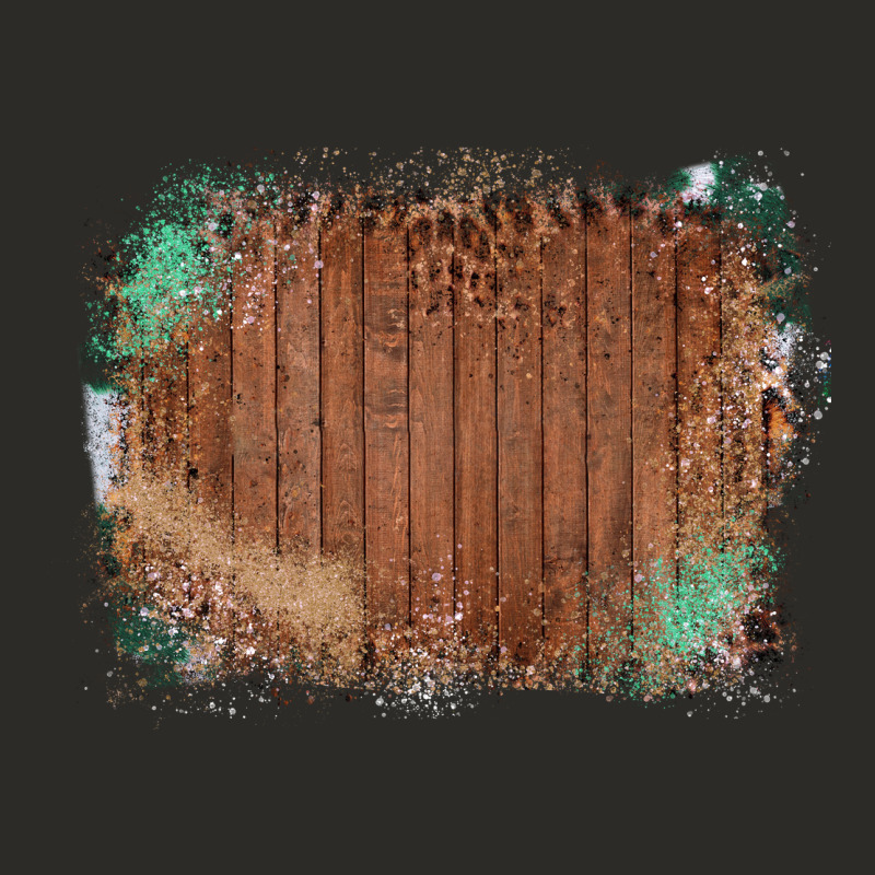 Wood Glitter Leopard Pattern Frame Heavy Core Tee by Bettercallsaul | Teevron