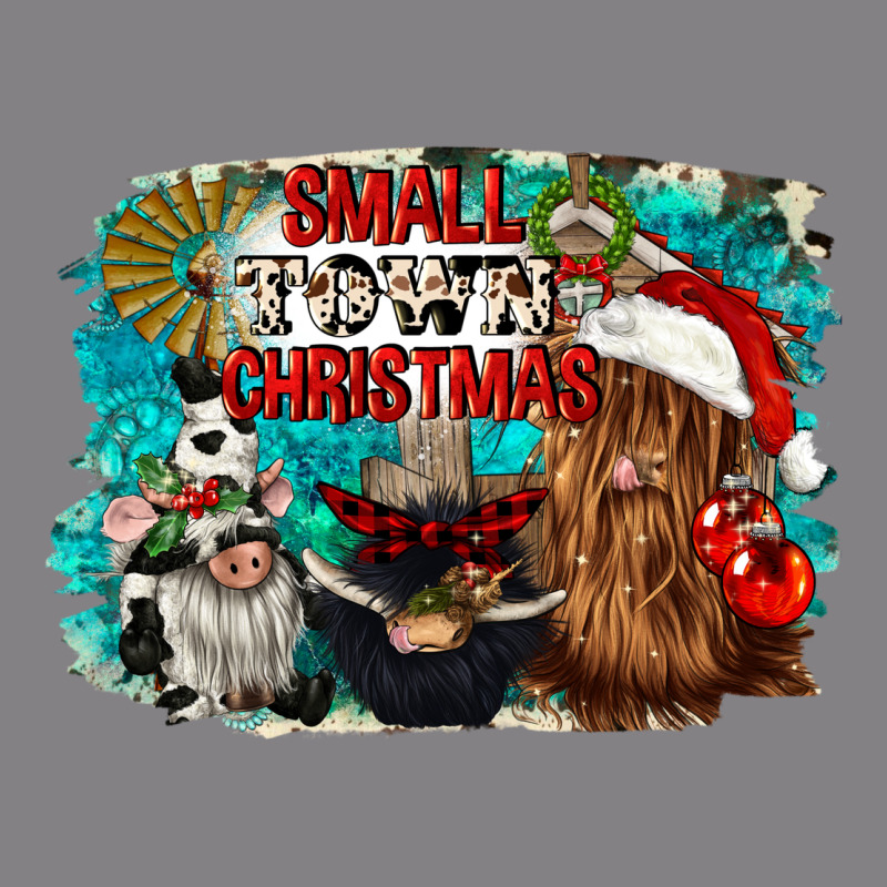 Small Town Christmas Heavyweight Hoodie by CowGirlArtShop | Teevron