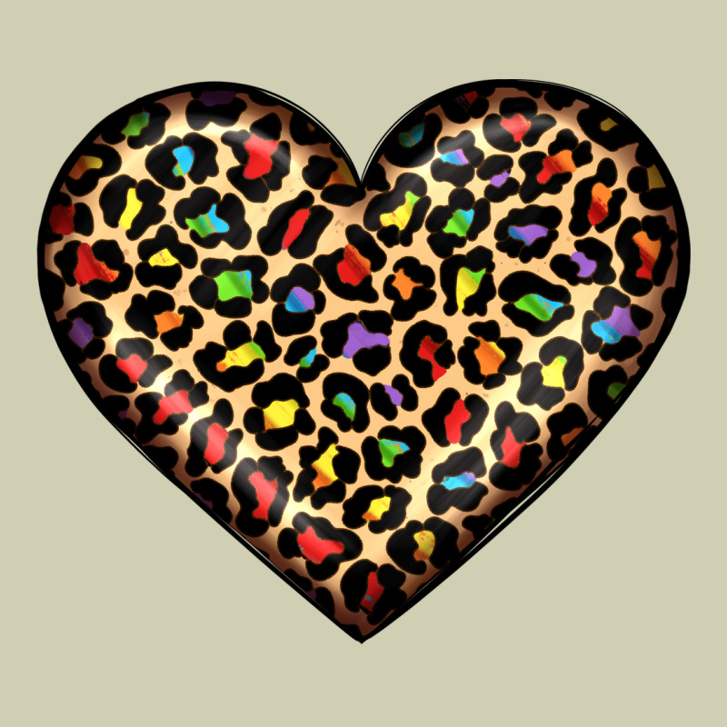 Pride Leopard Heart Heavy Core Tee by JahusDesignShop | Teevron